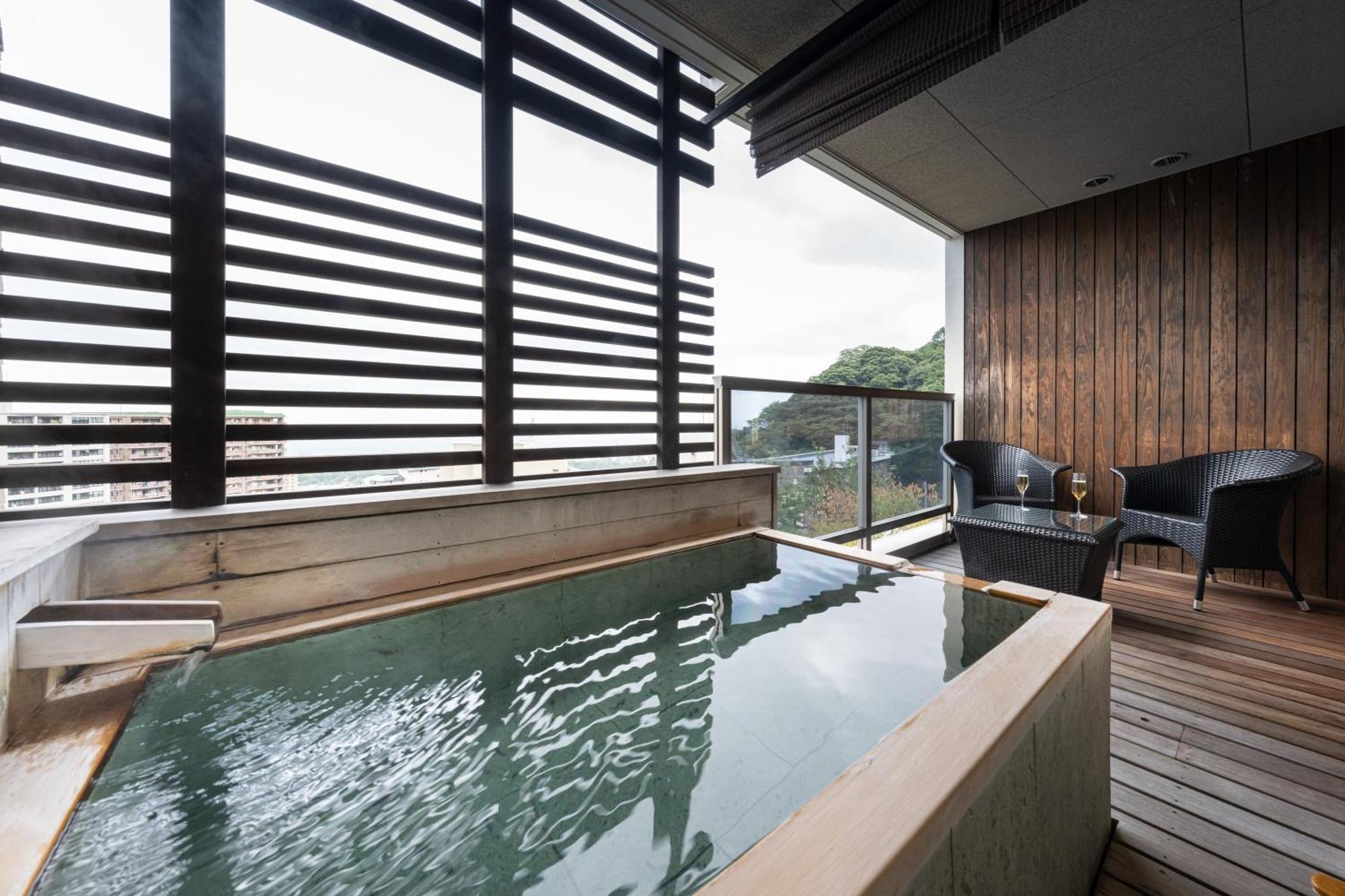 Ryotei Matsubaya Hotel Beppu Bagian luar foto