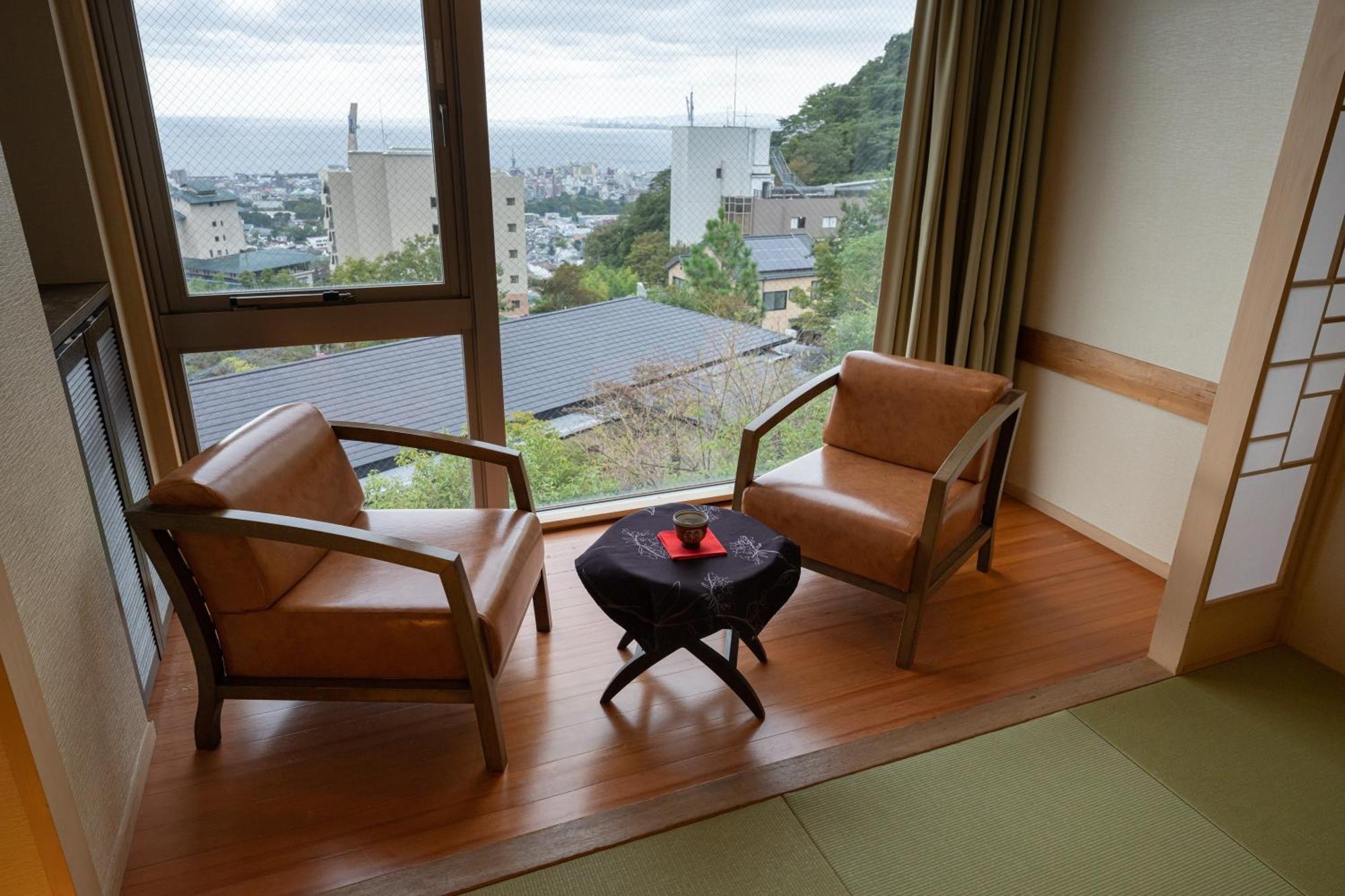 Ryotei Matsubaya Hotel Beppu Bagian luar foto