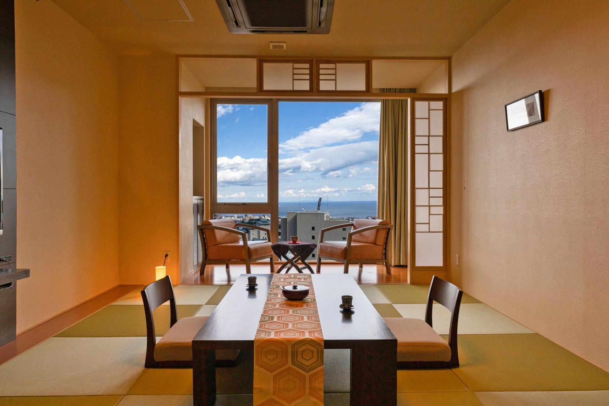 Ryotei Matsubaya Hotel Beppu Bagian luar foto