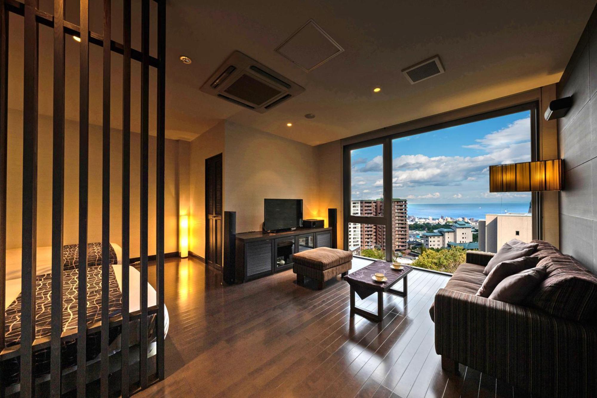 Ryotei Matsubaya Hotel Beppu Bagian luar foto